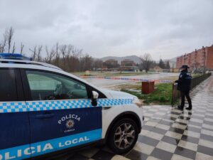 Cerrados los accesos al Júcar en Cuenca por el aumento del caudal del río por las fuertes lluvias