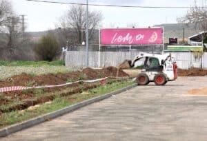 Las obras para conectar las carpas de La Peraleda a la red general de saneamiento de Toledo finalizarán este mes