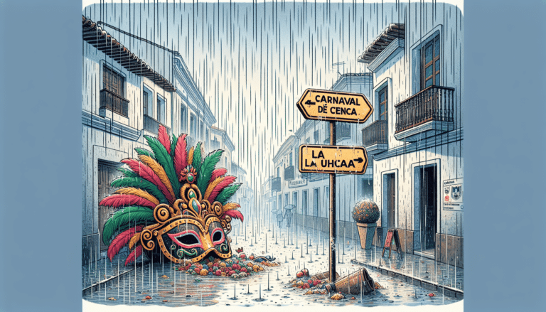 La lluvia obliga a suspender el desfile de Carnaval de Cuenca de este sábado y a realizar las actividades en La Hípica