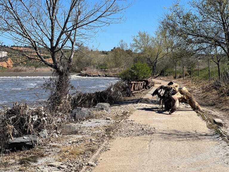 Toledo se sumará a la petición de zona catastrófica por lluvias tras supervisar daños de la senda ecológica