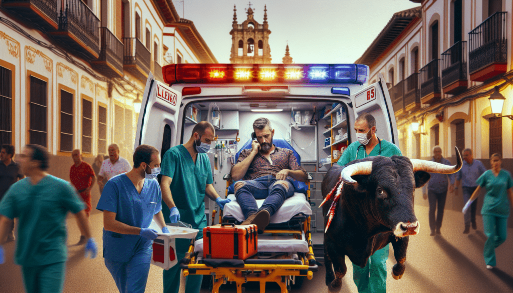 Trasladan al hospital a un hombre herido por asta de toro en una capea en Alcalá del Júcar (Albacete)