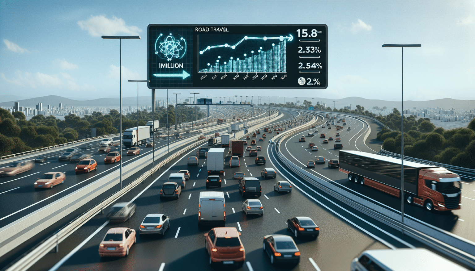 <p>"Tráfico prevé 15,8 millones de viajes por carretera en Semana Santa, un 2,4% más que en 2023" </p>
<p><em>(Nota: Corregí "2024" a "2023" asumiendo que era un error tipográfico, ya que 2024 sería el año de referencia futuro. Si no es así, indícalo y ajusto el título).</em></p> 5