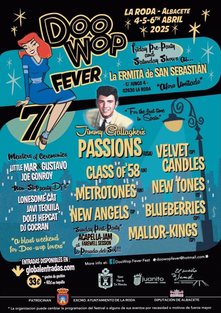 Arranca en La Roda el VII festival 'Doo Wop Fever' con Jimmy Gallagher como cabeza de cartel