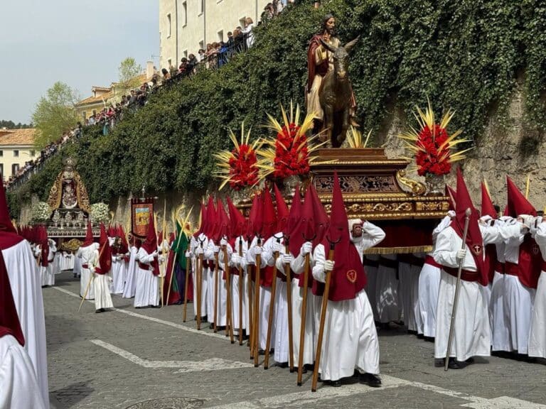 El acceso al Casco Antiguo de Cuenca se cerrará este domingo durante la procesión del Domingo de Ramos