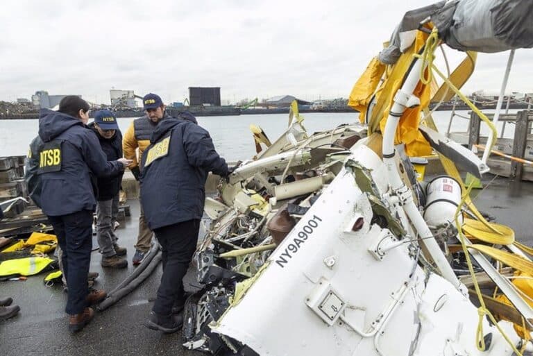 Helicóptero estrellado en el Hudson con la familia de Agustín Escobar no llevaba instrumentos de registro de incidencias