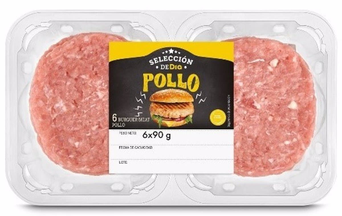 La AESAN alerta de la presencia de 'Salmonella' en una hamburguesa de pollo de la marca Día