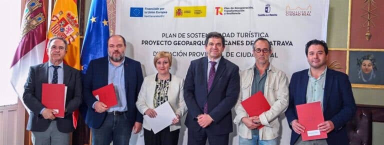 Diputación impulsa actuaciones de eficiencia energética y señalización en geositios de Alcolea, Poblete, Aldea y Pozuelo