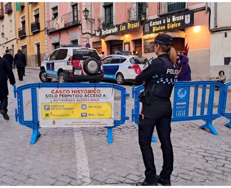 La Semana Santa de Cuenca deja 220 intervenciones de la Policía Local