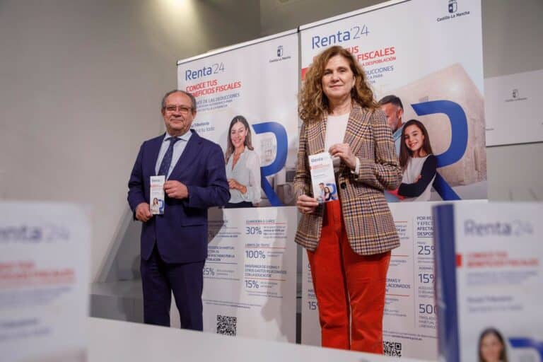 Más de 200.000 contribuyentes podrán beneficiarse en CLM de las deducciones fiscales autonómicas para la campaña de 2024