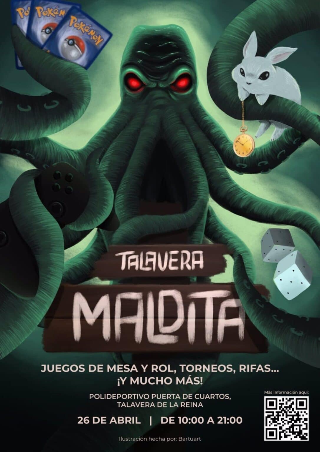 'Talavera Maldita', el primer evento de juegos de mesa y videojuegos que la ciudad estrena el próximo sábado
