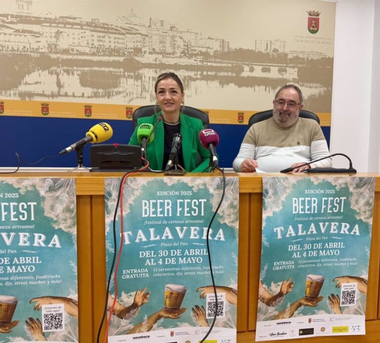 Trece cervezas artesanas se podrán degustar del 30 al 4 de mayo en el 'Beer Fest Talavera' en la Plaza del Pan