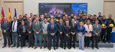 Valverde Resalta Compromiso de la Diputación con Emergencias en Incorporación de Nuevos Bomberos en Ciudad Real
