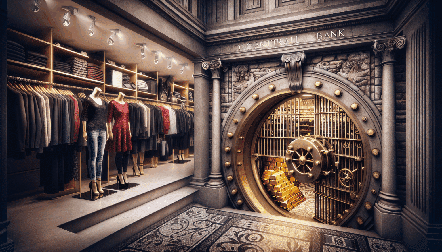 <p><strong>"El secreto bajo la moda: la antigua cámara acorazada del Banco Central escondida en un local comercial"</strong> </p>
<p>(Opcional alternativo más conciso: <strong>"La bóveda secreta del Banco Central oculta en un sótano de moda"</strong>). </p>
<p>Dime si prefieres ajustar el estilo (misterioso, histórico, impactante, etc.).</p> 2