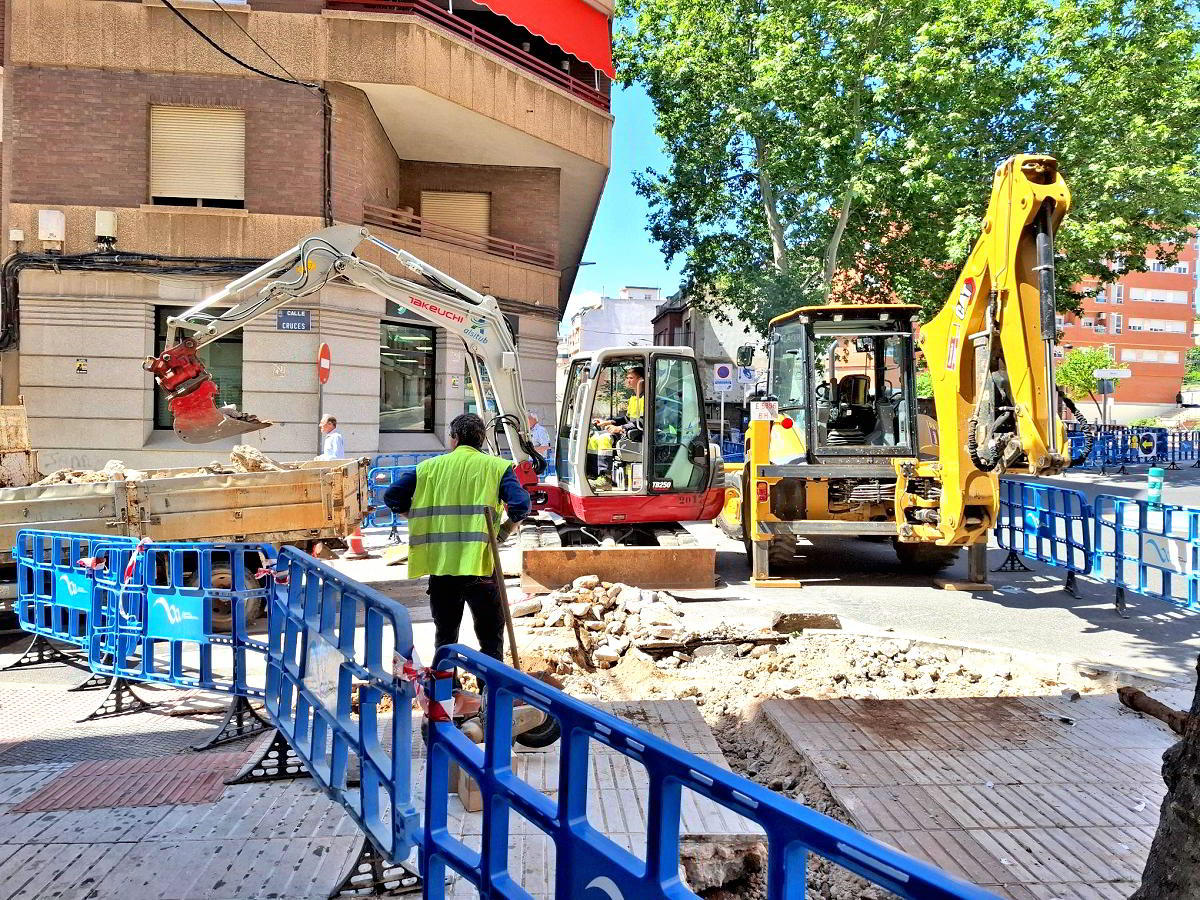 La calle Real reabre al tráfico con la finalización del proyecto del colector de saneamiento 1 La calle Real reabre al tráfico con la finalización del proyecto del colector de saneamiento 1