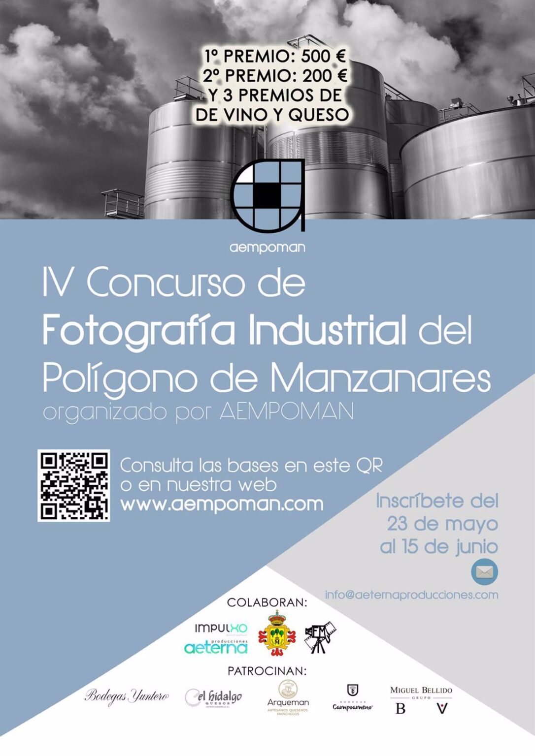 Abierto el plazo del 'IV Concurso de Fotografía Industrial de Manzanares' hasta el 15 de junio