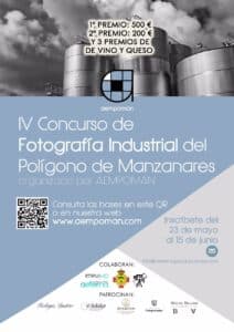 Abierto el plazo del 'IV Concurso de Fotografía Industrial de Manzanares' hasta el 15 de junio