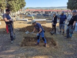 Buscan en el cementerio de Almadén los restos de un republicano que murió bajo custodia en una cárcel franquista