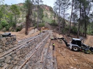 CHS ultima los trabajos de emergencia para la mejora de la presa de La Fuensanta