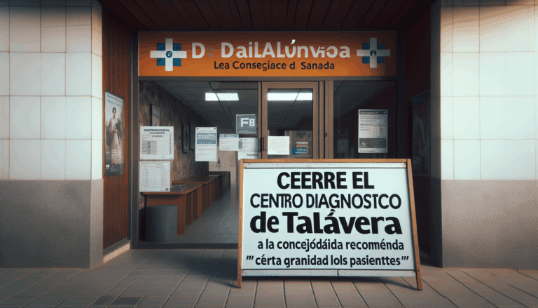 Cierra el Centro Diagnóstico de Talavera y la concejal de Sanidad recomienda "cierta tranquilidad a los pacientes"