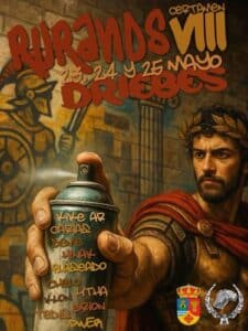Diez artistas llenarán el pueblo de murales inspirados en Caraca durante el VIII Certamen de Arte Urbano 'Ruranos'