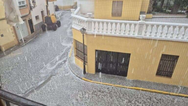 El temporal descarga varias granizadas en Cuenca capital y provincia