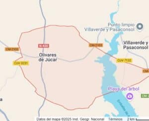 Encuentran el cuerpo de una persona calcinada en el interior de un vehículo en Olivares del Júcar (Cuenca)