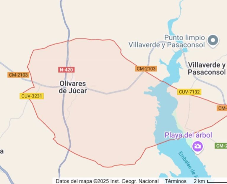 Encuentran el cuerpo de una persona calcinada en el interior de un vehículo en Olivares del Júcar (Cuenca)