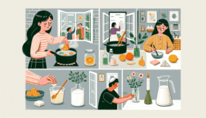 Hombre siente mal olor en la cocina
