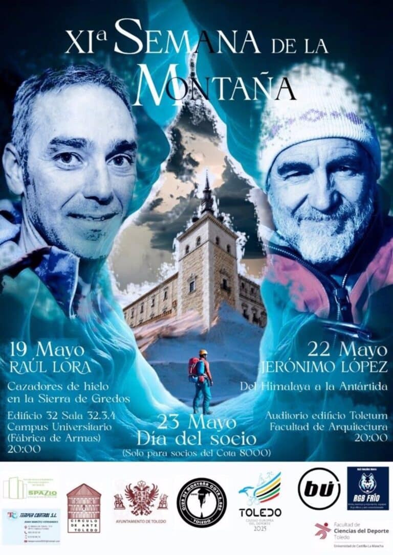 Jerónimo López relata sus experiencias del Himalaya a la Antártida este jueves en la Fábrica de Armas de Toledo