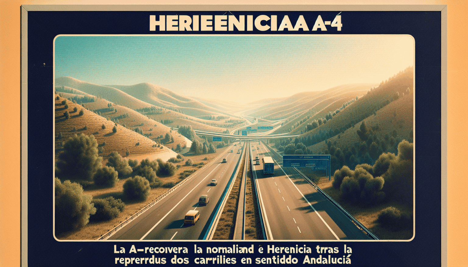 La A-4 recupera la normalidad en Herencia tras la reapertura de sus dos carriles en sentido Andalucía