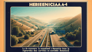 La A-4 recupera la normalidad en Herencia tras la reapertura de sus dos carriles en sentido Andalucía