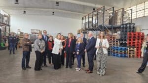 La reina Sofía muestra su apoyo al banco de alimentos de Guadalajara y resalta el trabajo que realiza