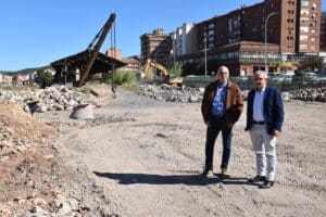 Las obras de los aparcamientos en los terrenos de Renfe en Cuenca contarán con 400 plazas y superan el 30% de ejecución