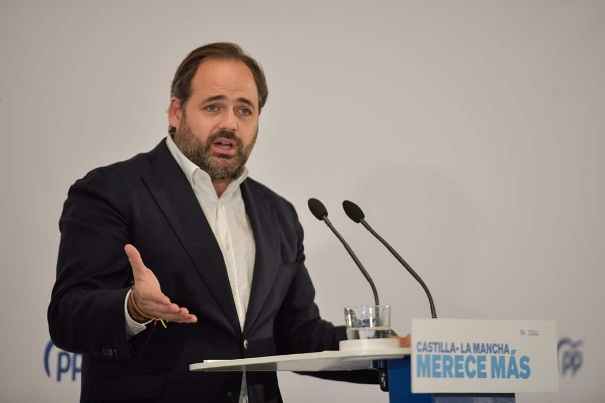 Núñez (PP C-LM) se pregunta "qué más tiene que pasar" para que Page "deje de apoyar" con sus votos a Pedro Sánchez