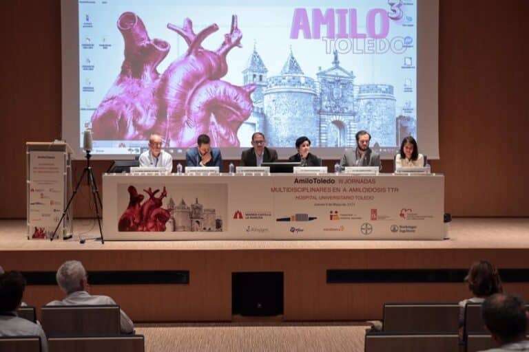 Un centenar de profesionales sanitario abordan el tratamiento multidisciplinar de la Amiloidosis ATTR en Toledo