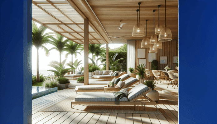Esta es una de las tumbonas más vendidas de Maisons du Monde, y me ha enamorado porque es ideal para las terrazas y jardines más modernos y chics