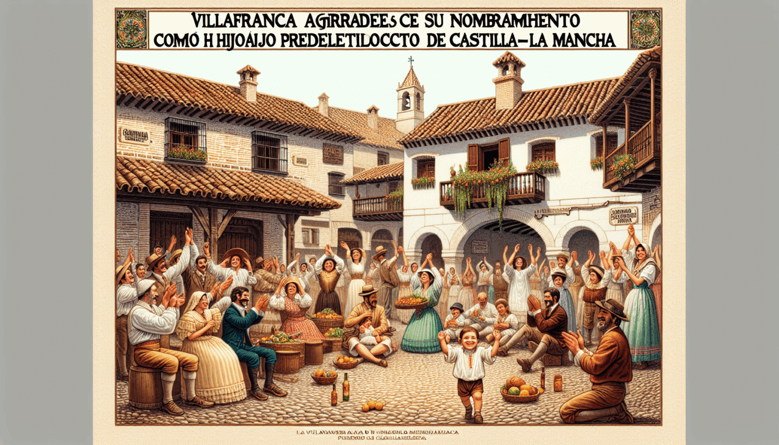Villafranca agradece su nombramiento como hijo predilecto de Castilla-La Mancha