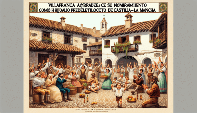 Villafranca agradece su nombramiento como hijo predilecto de Castilla-La Mancha