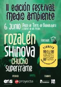 Vuelve a Guadalajara la II Edición del Festival Medio Ambiente con Rozalén y Shinova como artistas principales