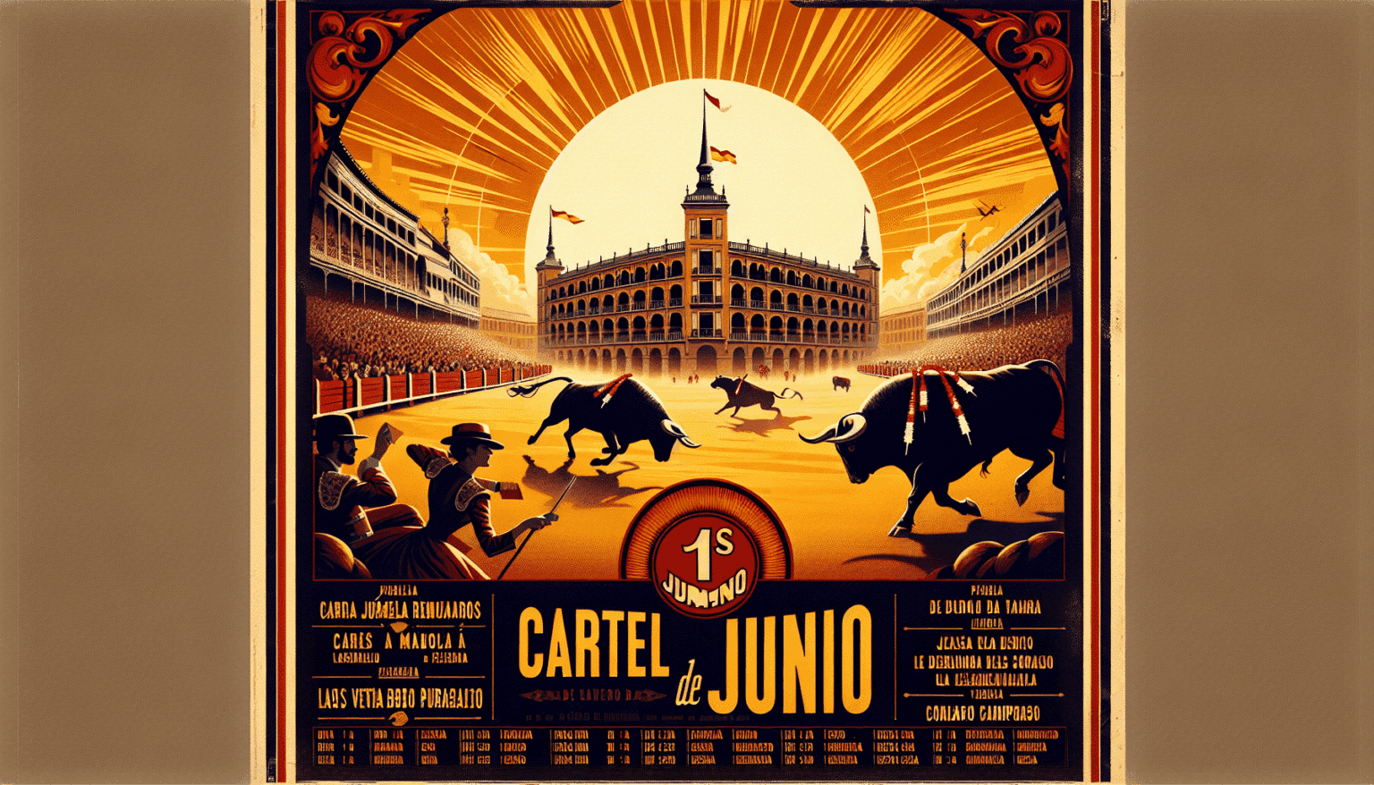 <p><strong>"Cartel completo de toros en Las Ventas para hoy, 1 de junio"</strong> </p>
<p>(El título resume la información solicitada sin incluir detalles adicionales).</p> 1 <p><strong>"Cartel completo de toros en Las Ventas para hoy, 1 de junio"</strong> </p>
<p>(El título resume la información solicitada sin incluir detalles adicionales).</p> 1