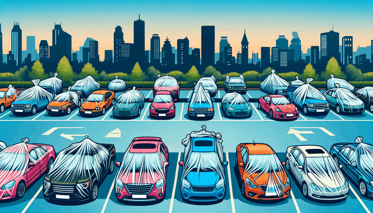 <p><strong>"¿Por qué algunas personas cubren los retrovisores de su coche con bolsas de plástico?"</strong></p> 1