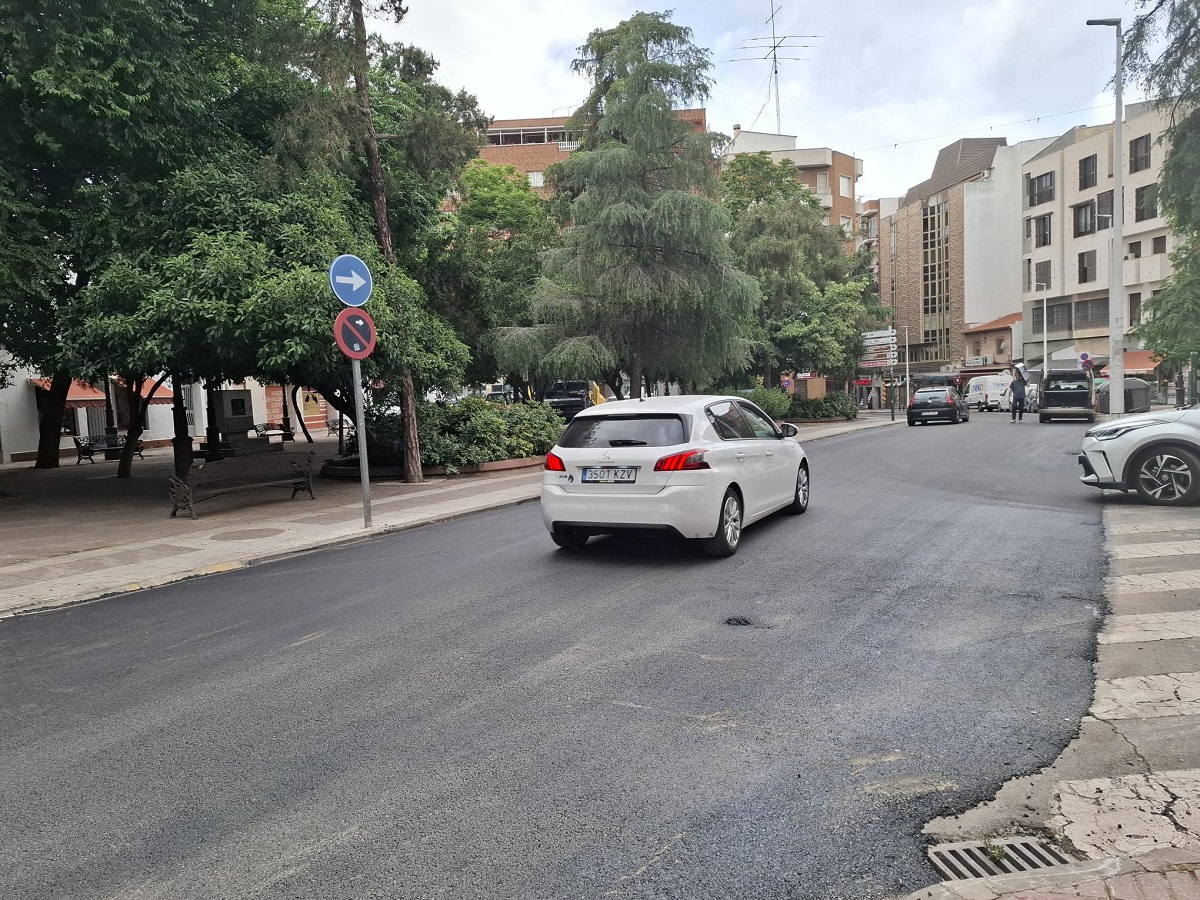 Asfaltado Renovado en Ricardo Cabañero y la Plaza Vía Crucis 1 Asfaltado Renovado en Ricardo Cabañero y la Plaza Vía Crucis 1