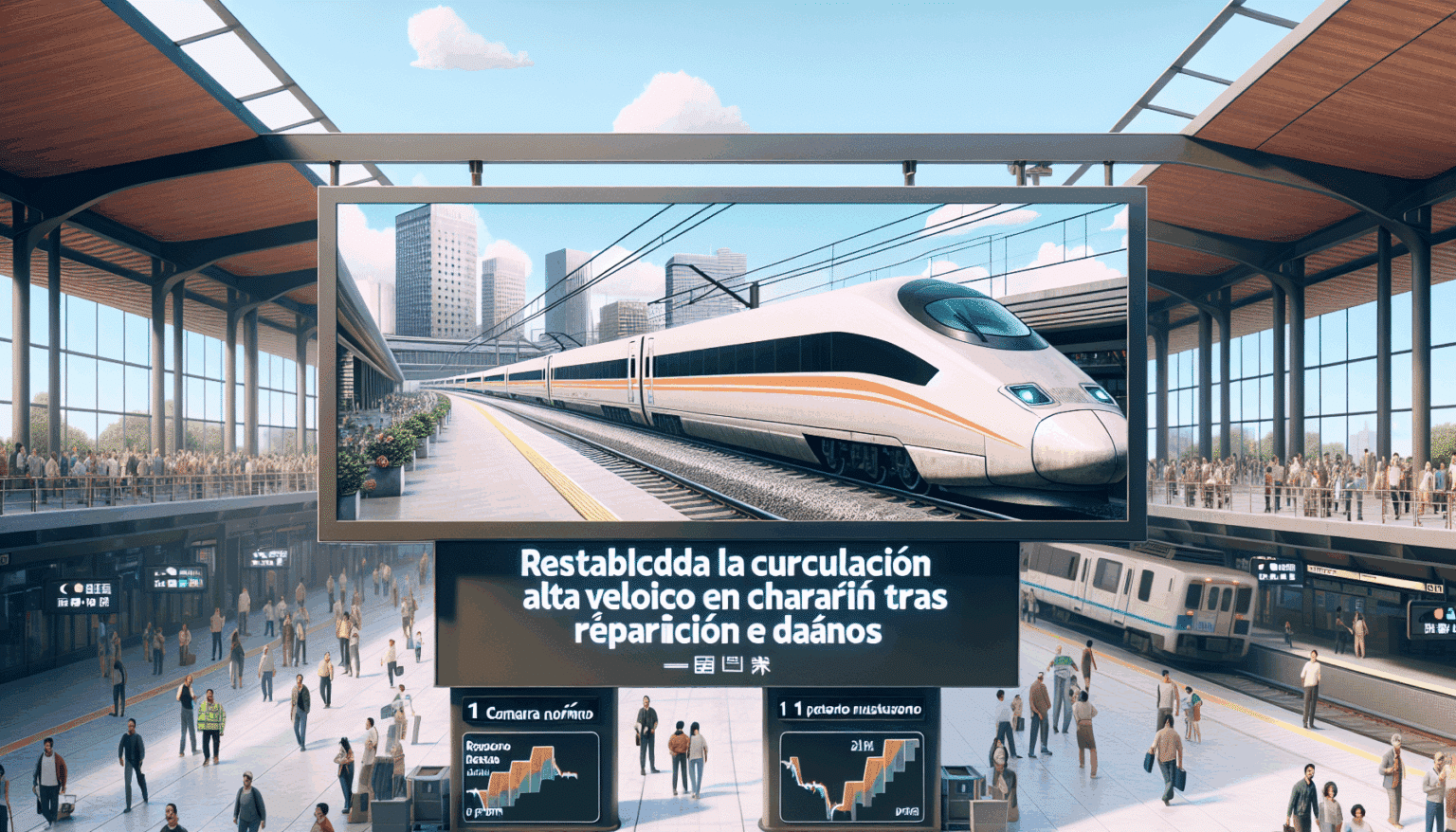 Restablecida la circulación de alta velocidad en Chamartín tras reparación de daños 10