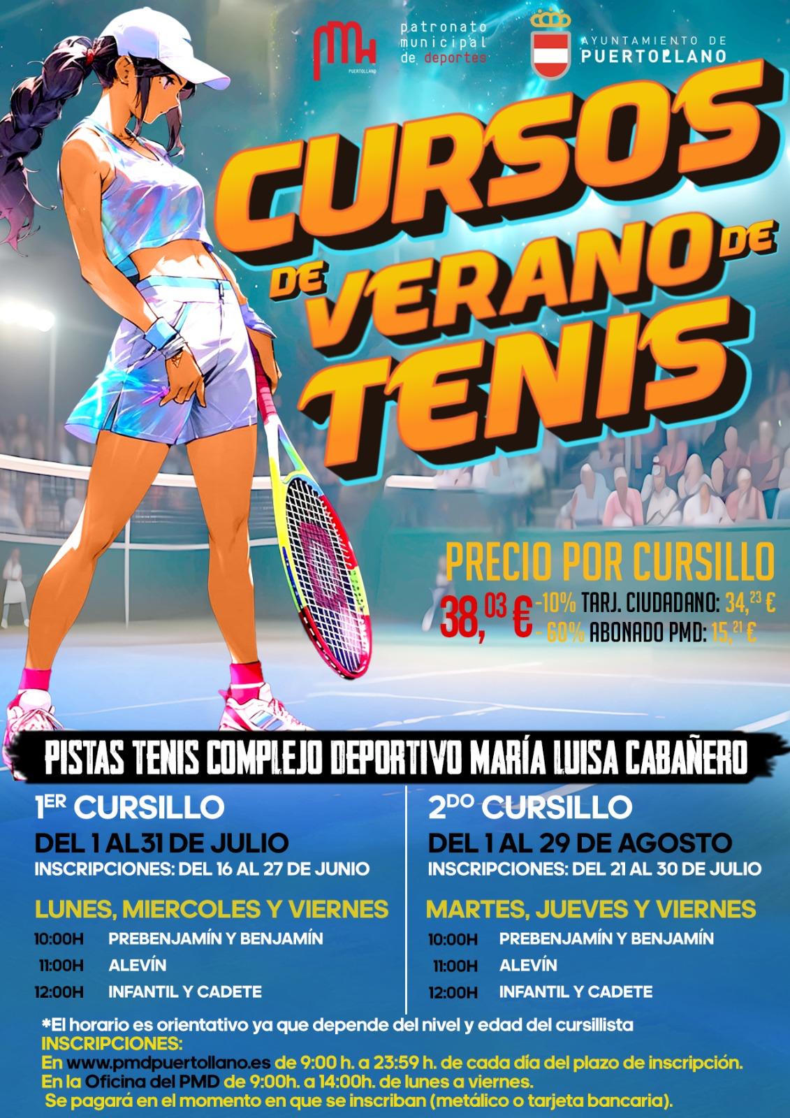 Inscripciones Abiertas para los Cursos de Verano de Natación y Tenis con el Patronato Municipal de Deportes 2 Inscripciones Abiertas para los Cursos de Verano de Natación y Tenis con el Patronato Municipal de Deportes 2