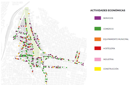 Comercio en la Zona Centro de Puertollano