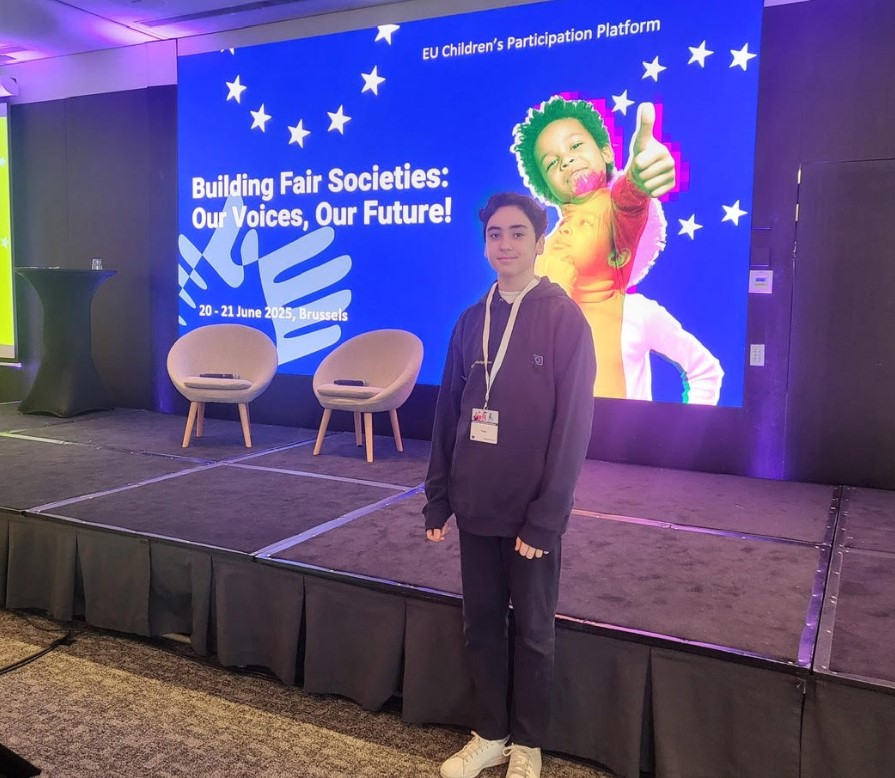 Pablo Representa a Puertollano en la Asamblea Europea de Participación Infantil en Bruselas 1 Pablo Representa a Puertollano en la Asamblea Europea de Participación Infantil en Bruselas 1