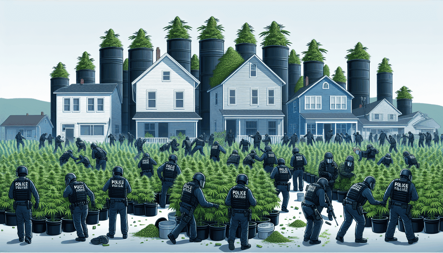 <p><strong>"Desmantelados varios cultivos de marihuana en Alcantarilla: 36 detenidos"</strong></p> 5