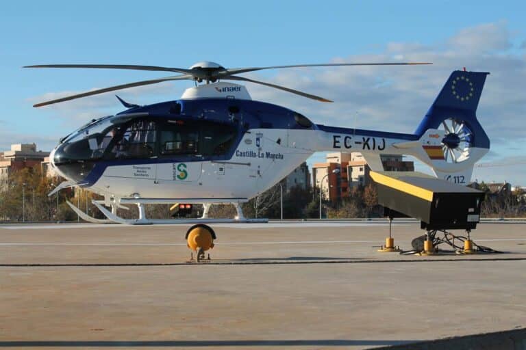 C-LM decreta servicios mínimos del 100% ante la huelga de personal de transporte sanitario aéreo que arranca este martes