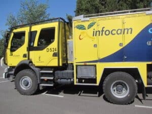 C-LM invierte casi un millón de euros en la flota de autobombas de Infocam para luchar contra incendios forestales