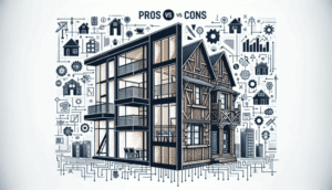 Plano de construcción de una casa modular